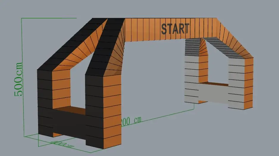 12x5x4 м надувная АРКА арка билборд событие вход порт ПВХ брезент отделка старт airgate