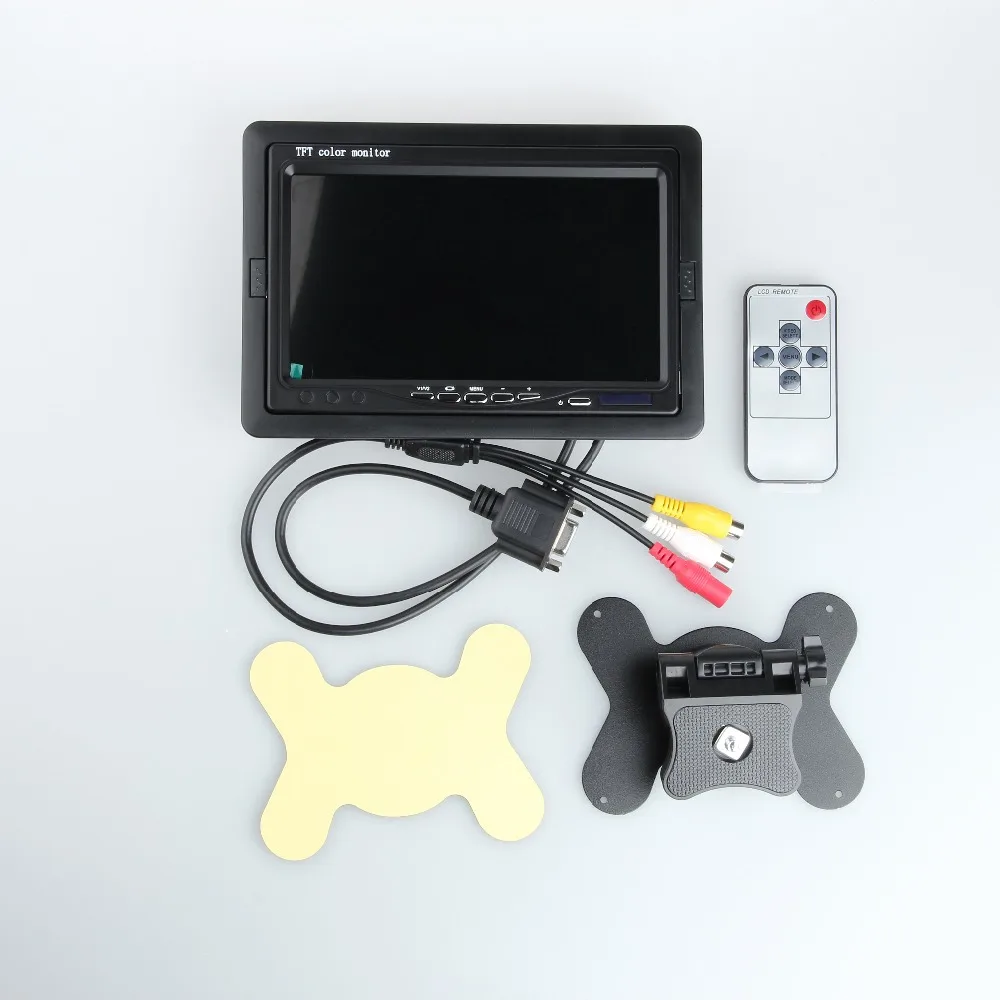 Монитор VGA + 4 шт. фронтальная/боковая металлическая камера AHD 4CH жесткий диск