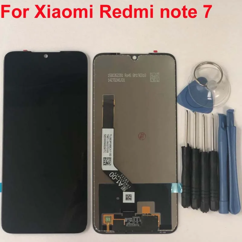 100% оригинал для Xiaomi Redmi Note 7 ЖК-дисплей сенсорный экран дигитайзер сборка Note7 10
