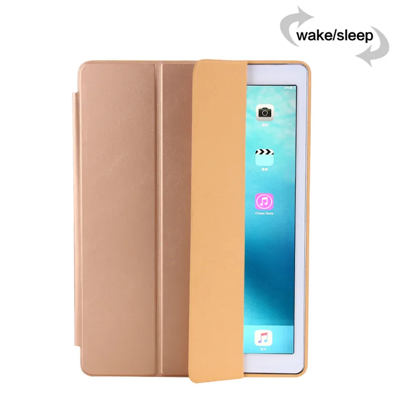 Gold Флип-чехол для iPad 12,9, чехол GOLP, полностью защитный чехол из искусственной кожи, Магнитный смарт-чехол для iPad Pro 12,9 дюйма чехол - Цвет: Gold
