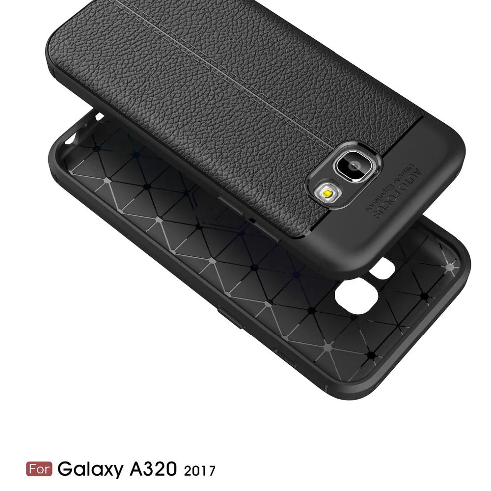 Case For Samsung Galaxy A3 2017 A320 Cover Soft Silicone Rubber TPU Luxury Phone Back |