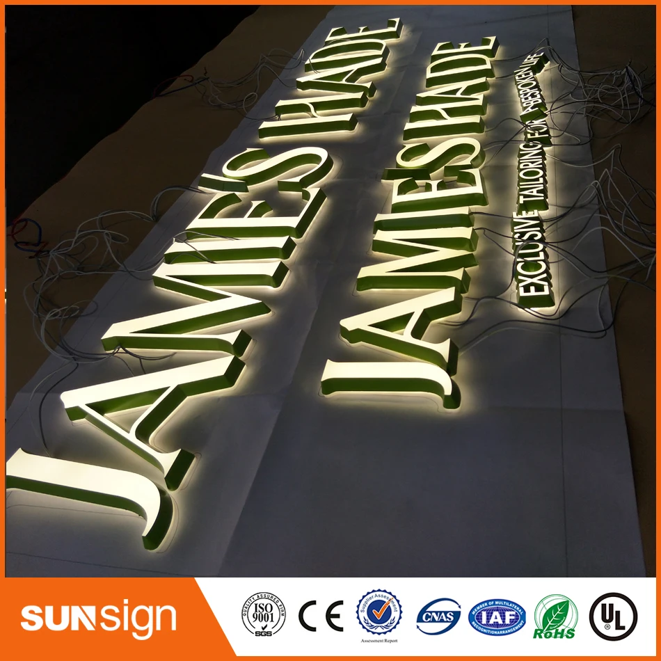 3D Lighting / Acrylic Mini LED Channel Letter Sign / Acrylic face Lighting Letters