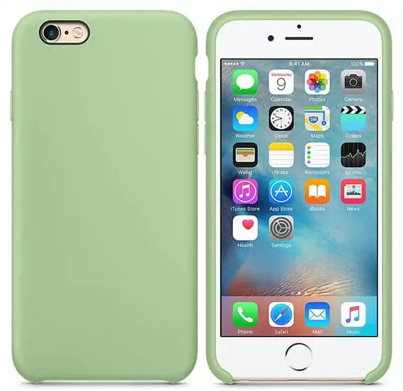 Официальный силиконовый чехол с логотипом Arvin iphone 7 plus iphone 6 iphone xs max iphone 7 iphone x чехол - Цвет: Min