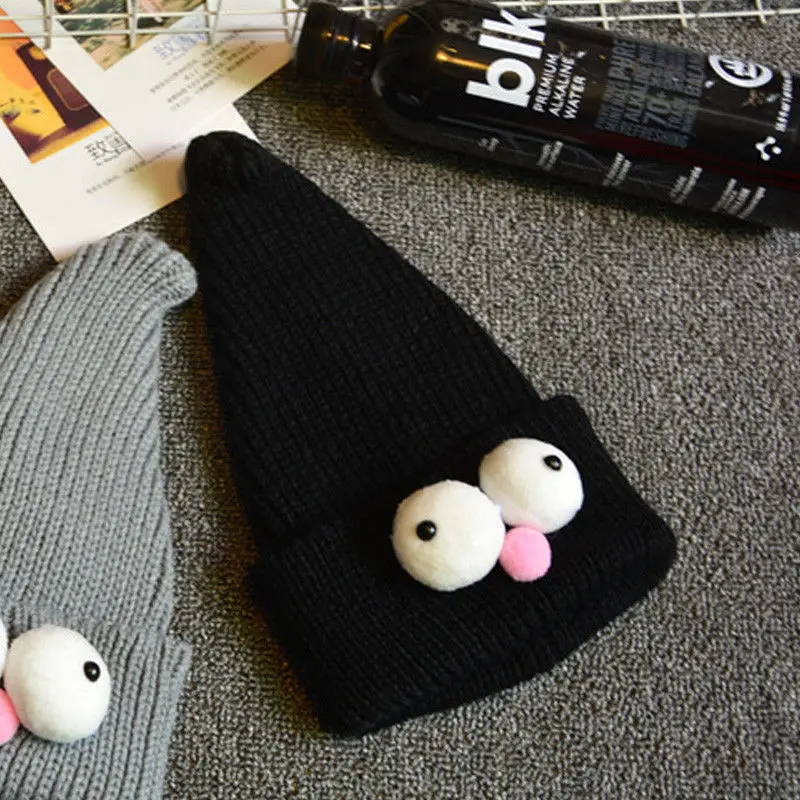 Брендовая зимняя шапка Oxeye для девочек и мальчиков теплая вязаная детская с