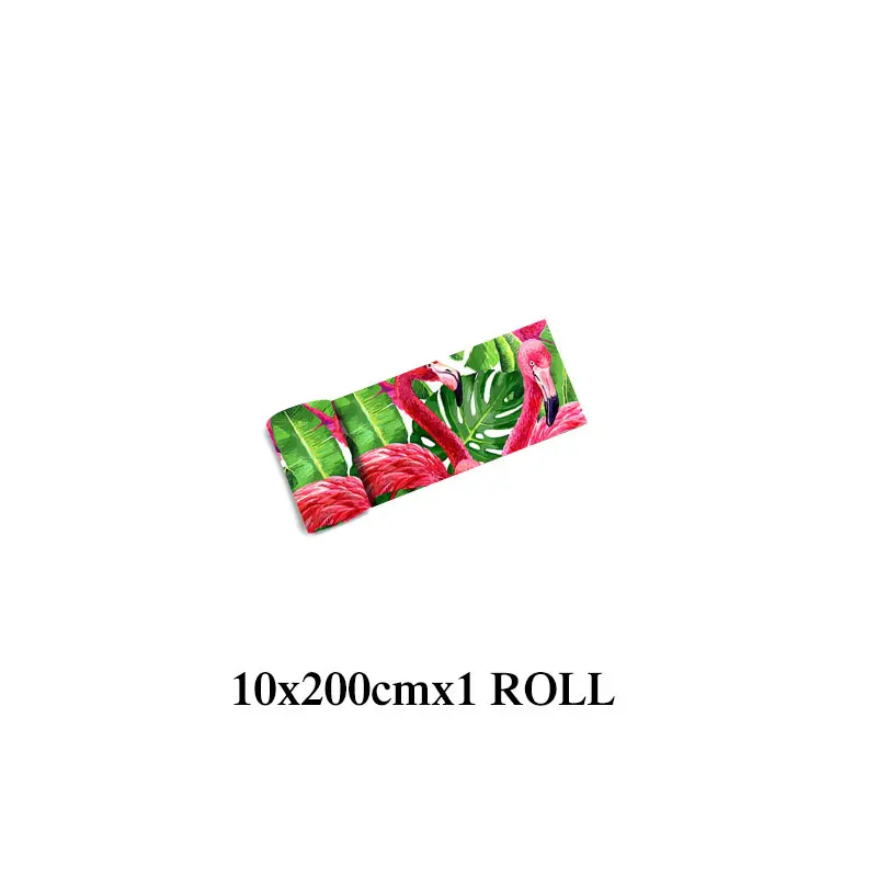 1roll YOUMAN, фламинго, 3D наклейка, обои, границы, водонепроницаемые, самоклеющиеся, линии талии, стены, границы, наклейка для кухни, ванной комнаты, Декор - Цвет: 1roll