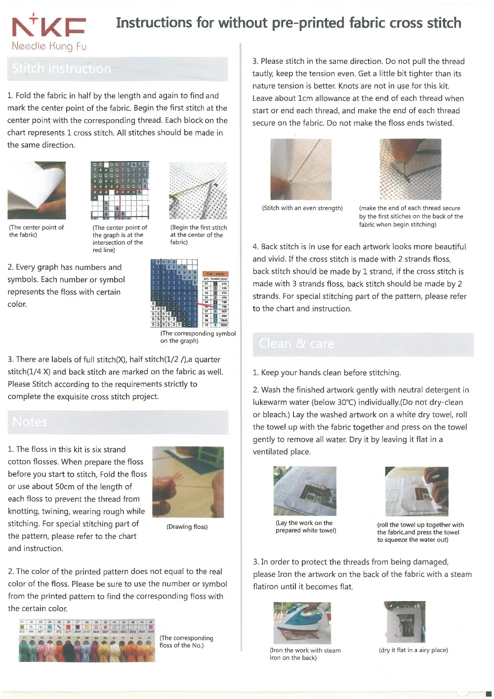 Набор для вышивки крестиком Деревенский коттедж (4) цветочный узор напечатанный