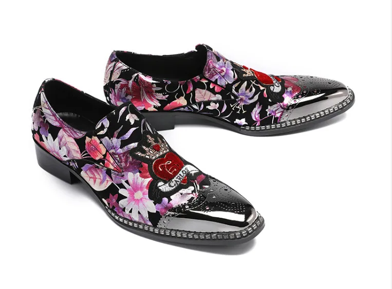 Мужские туфли в британском деловом стиле повседневная обувь розового цвета с