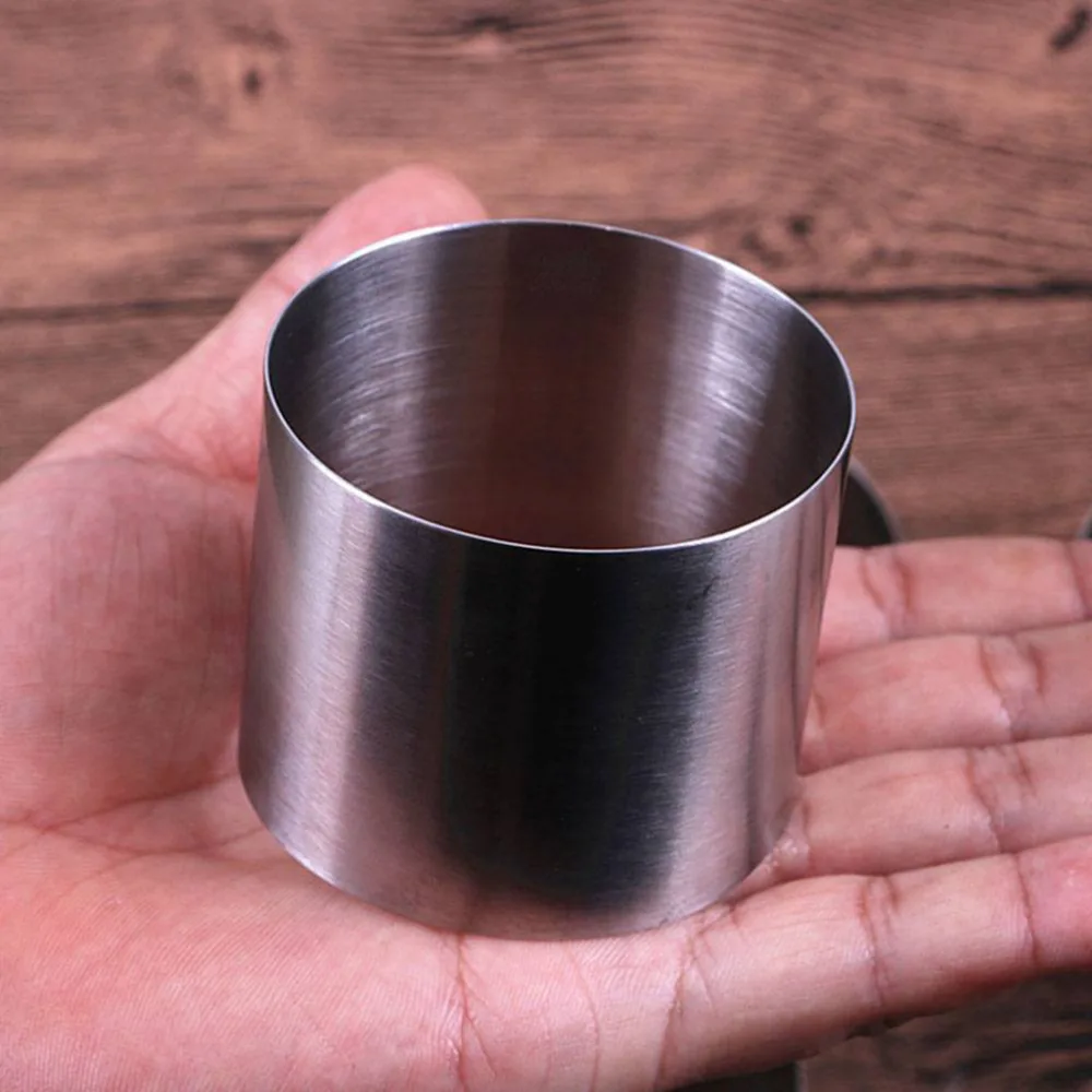 2-Дюймовая круглая мини-форма для торта форма мусса пищевого из нержавеющей стали