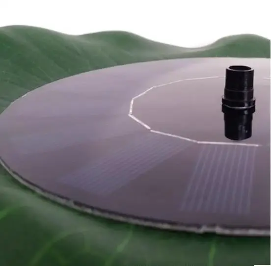 Садовый Мини Солнечный плавающий фонтан имитация листьев лотоса подвеска