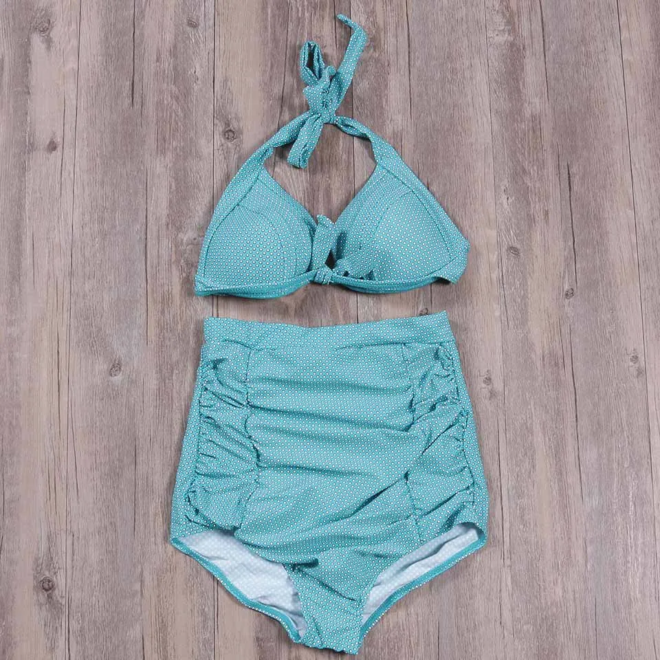 TQSKK 2019 Halter Top Платье бикини женский купальник сексуальный комплект купальные
