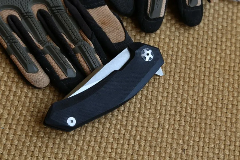 JUFULE oem 0095 9Cr18MoV лезвие G10 Ручка шарикоподшипник складной нож Кемпинг Охота Открытый выживания Карманные Ножи EDC инструмент