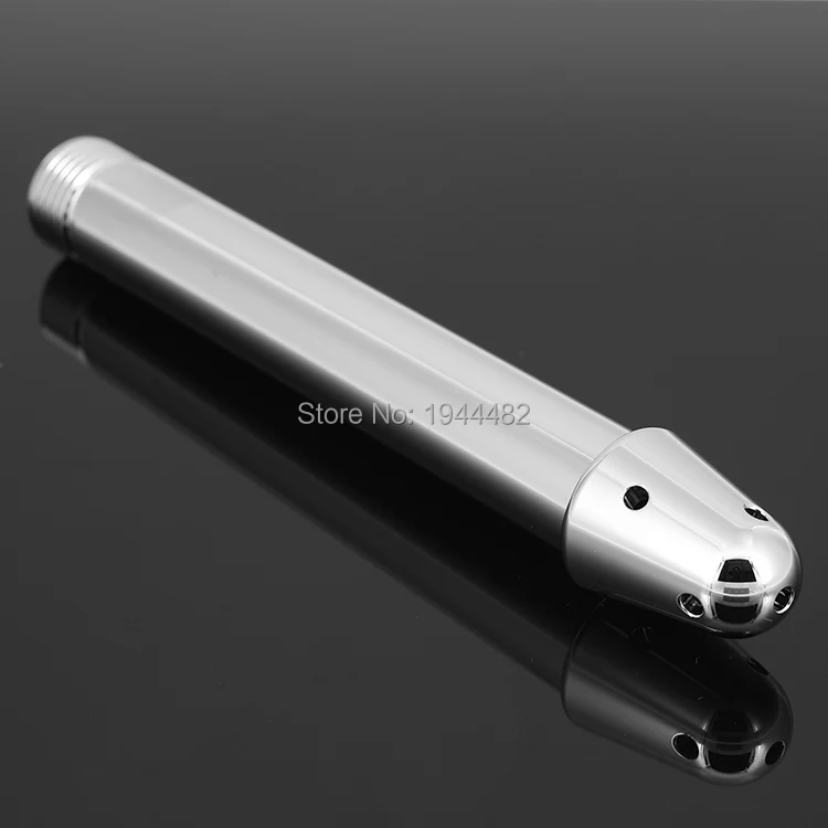 Металлическая Анальная пробка с промывкой металлическая секс игрушки для