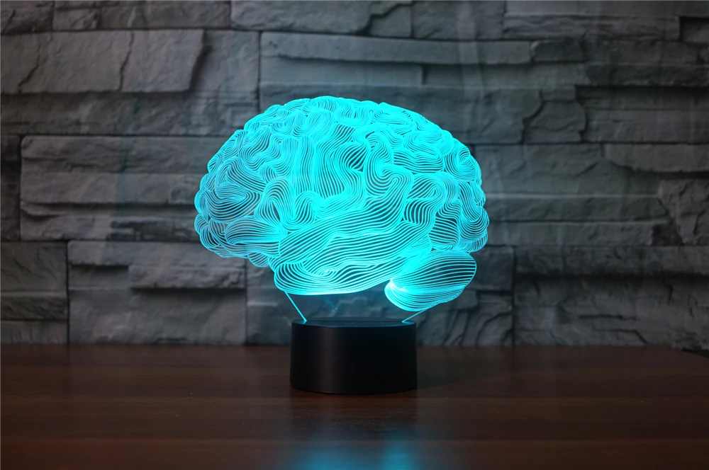 Новинка USB светильник Carebellum лампа с 3D оптической иллюзией, 7 цветов, меняющий Ночной светильник, сенсорный Настольный светильник, домашний декор