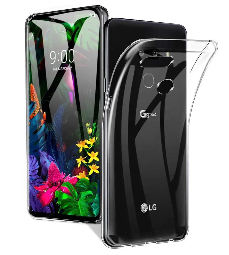 Прозрачный Силикон ТПЭ задняя крышка для LG G8 ThinQ G8S мягкий чехол для телефона 360 Защитный противоударный LGG8 G8ThinQ Прозрачный бампер