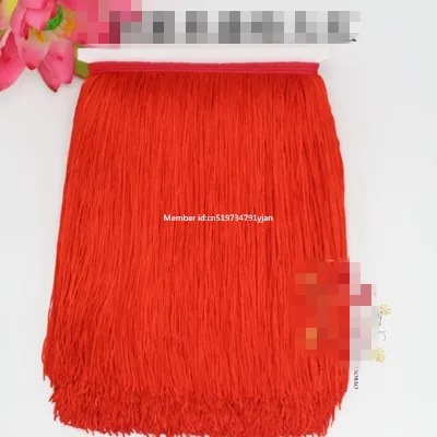 10 ярдов/партия 50 см длинная полиэфирная кружевная бахрома с кисточками отделка