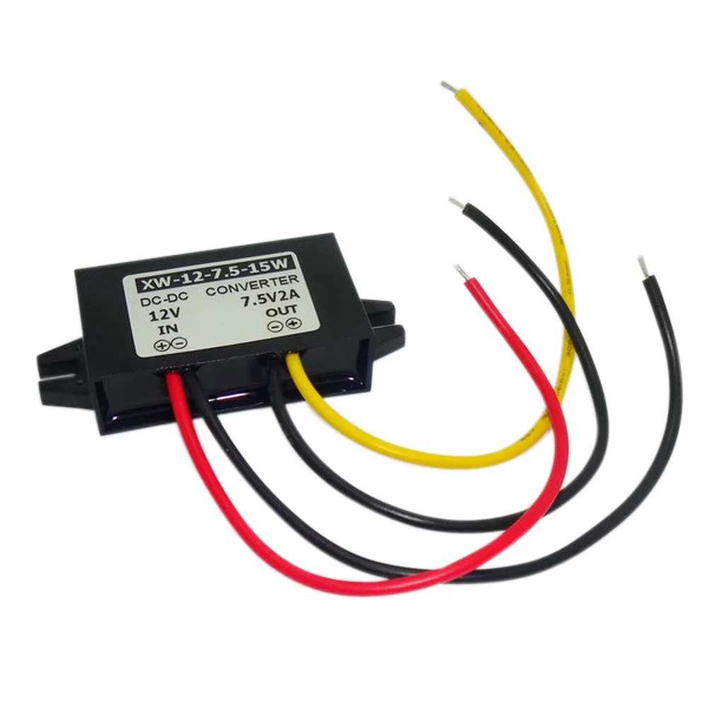 Новое поступление понижающий адаптер питания DC 12 В (9 22 в) до 7 5 2A 15 Вт