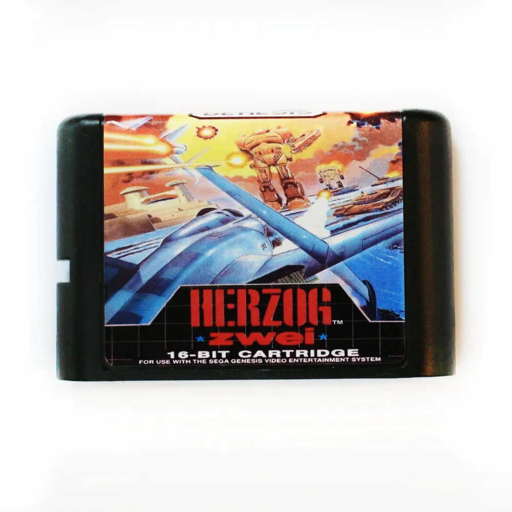 Herzog Zwei 16 бит MD карточная игра для Sega игры SEGA Mega Drive Genesis|16 bit|md game16 bit md |