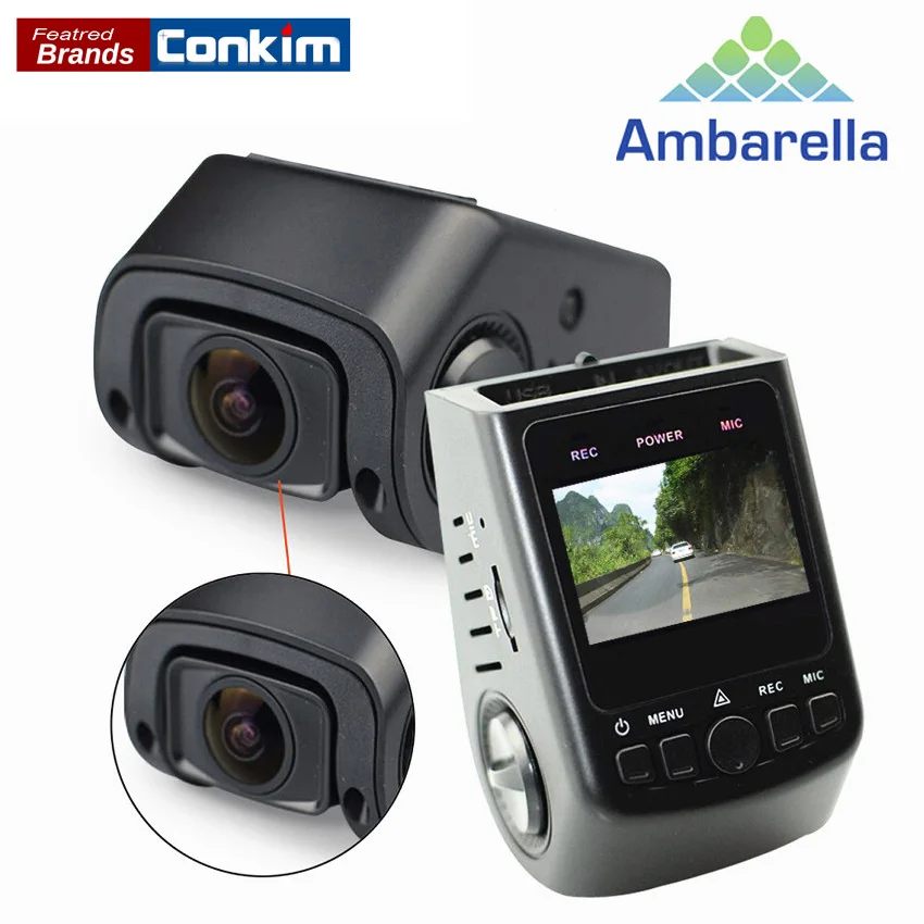 Ambarella A7 Автомобильный ВИДЕОРЕГИСТРАТОР Даш Камеры Cam 1080 P Full HD 1.5 &quotЖК Супер