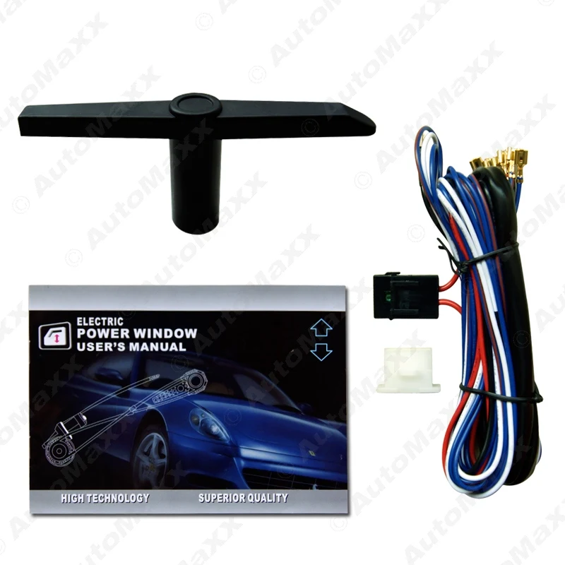 MOTOBOTS 1Set Car Auto Universal 3pcs/Set Switches and Harness + 2-Doors Electric Power Window Kits #AM3437 | Автомобили и