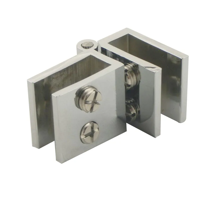 2pcs 90 Degree Adjustable Glass Hinge Fit 6-8mm Cabinet Door Hinges for Bathroom Shower Zinc Alloy Clamps | Обустройство дома