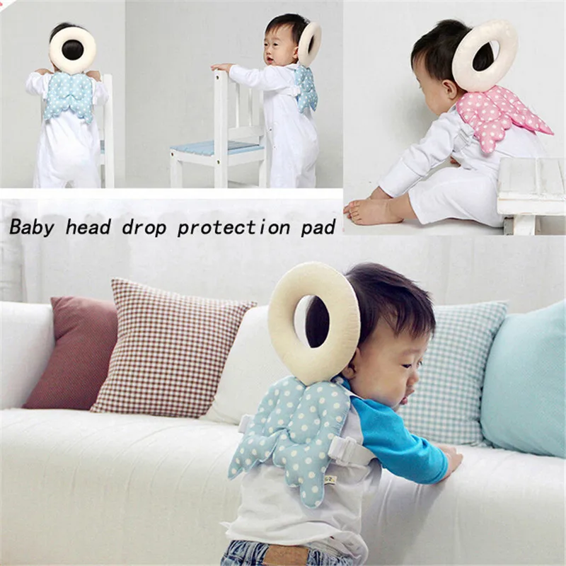 Baby Head Protection Pad Toddler Headrest Pillow Neck Cute Wings Nursing Drop Resistance Cushion Guards | Мать и ребенок