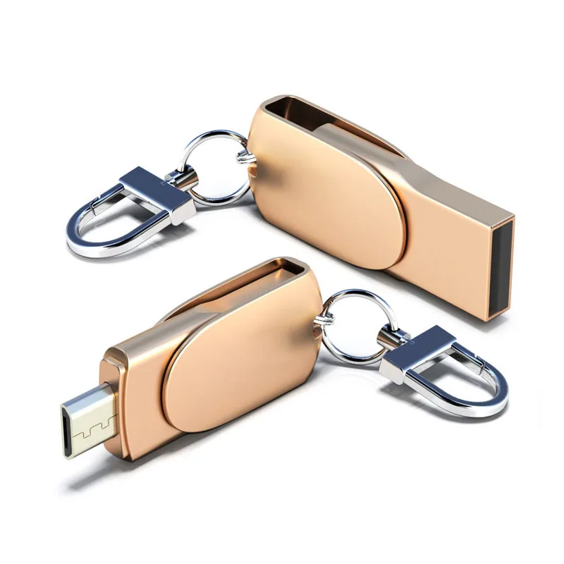 USB флеш накопитель UMY 64 ГБ ключ для телефона Android металлический 16 32 микро u диска|USB