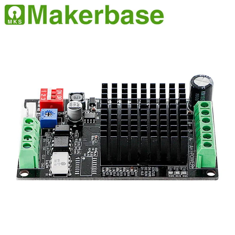 Драйвер шагового двигателя Makerbase MKS TB67S109_OC детали для 3D принтера внешний драйвер с