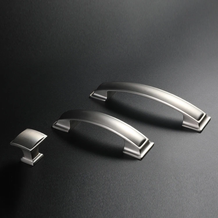 Ручка шкафа из цинкового сплава современный шкаф выдвижная ручка для мебельная