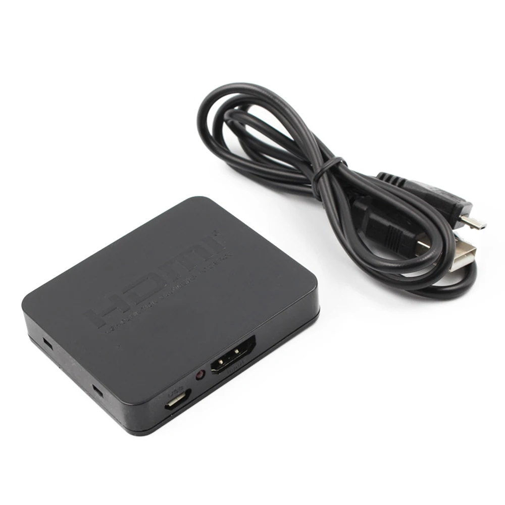 1x вход 2x выходы HD 4K 1080p HDMI сплиттер 2 порта ретранслятор усилитель конвертера