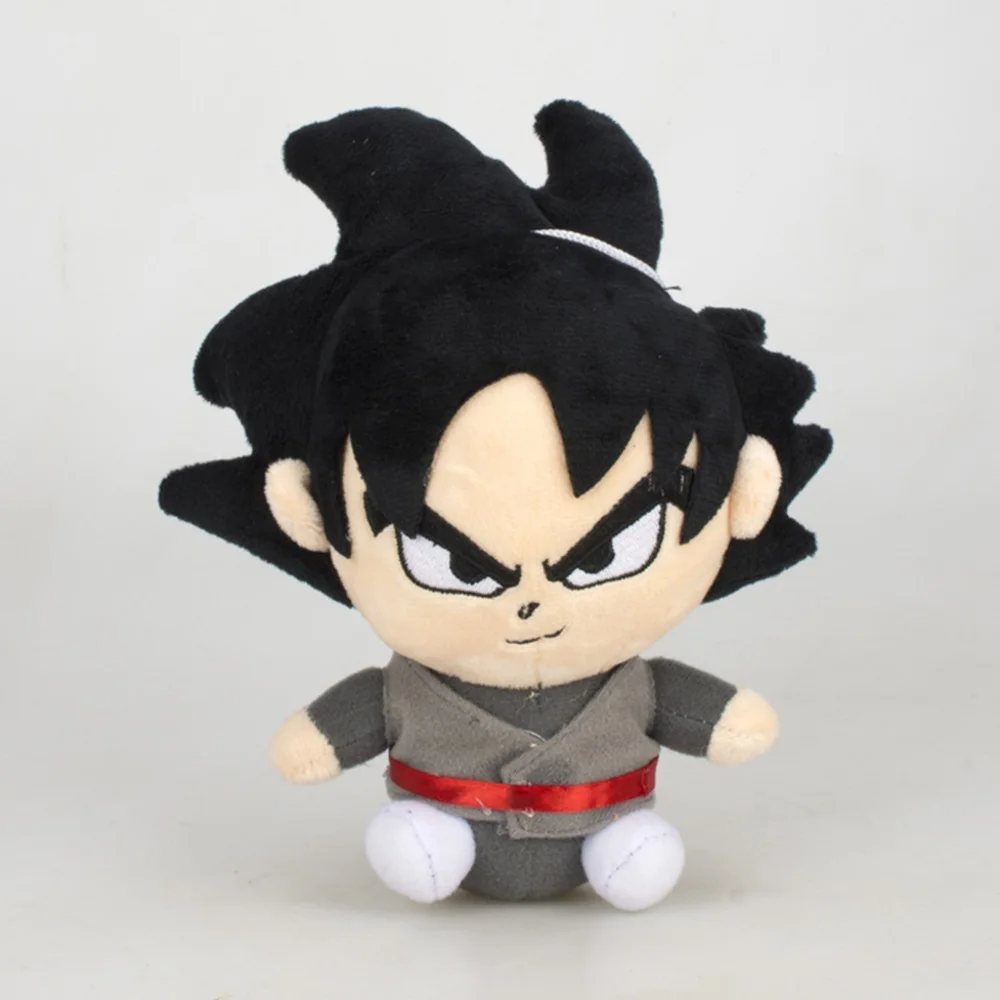 Black Hair Goku Новая 15 видов стилей DRAGON BALL Goku Kakarotto Majin Buu Piccolo Vegeta 7-" 18-20 см плюшевая кукла-GYQQ - Цвет: Black Hair Goku