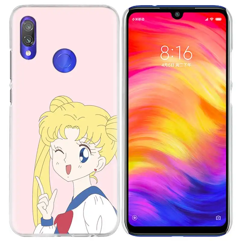 Чехол для телефона Sailor Moon Kawai для Xiao mi Red mi Go Note 7 6 6A Pro S2 5 5A 4X mi A1 A2 9 mi x 3 5G 8 lite Play F1