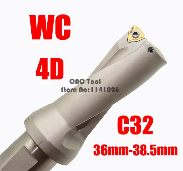 WC C32 4D SD 36 37 38 mm new U drilll and High speed drilling Type For WCMT06T308 Insert
