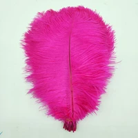 yoyue 10 pcslot natural rose ostrich feathers for crafts 15 75cm carnival costumes party home wedding decorations plumes