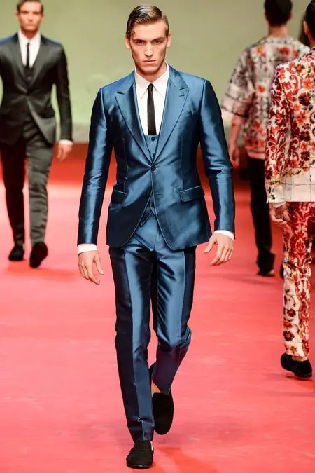 

Latest Coat Pant Designs Blue Satin Men Suit Slim Fit Tuxedo 3 Piece Groom Prom Party Blazer Terno Masculino Jacket+Pant+Vest F8