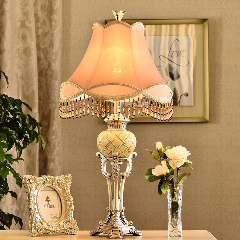 Свет стол классическая настольная лампа с E27 источник света для Спальня Dest