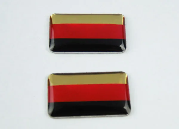 2 шт авто автомобиль флаг Германии Смола эмблема значок стикер|Наклейки на