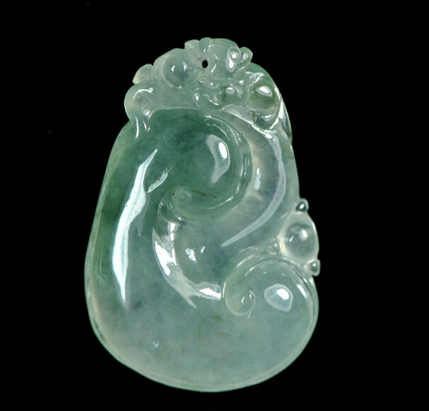 100% натуральный сертификат класса А нефритовый жадеит руйи амулет Подвеска