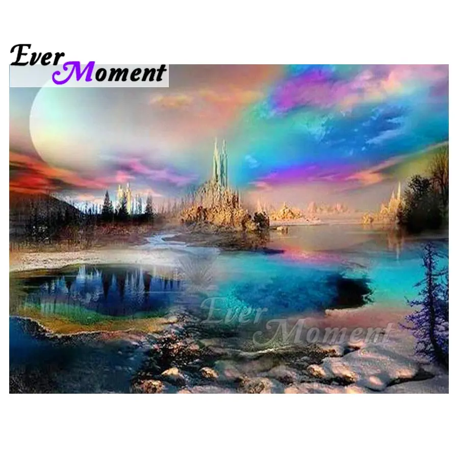 Алмазная 5d картина с квадратными стразами Ever Moment для вышивки крестиком мозаика