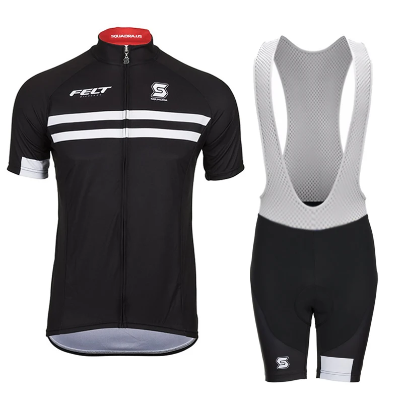 jersey bib shorts Войлок мужской летний комплект с коротким рукавом Велоспорт Джерси одежда дышащий Майо команда Велосипедная одежда полиэстеровый велосипедный - Цвет: jersey bib shorts