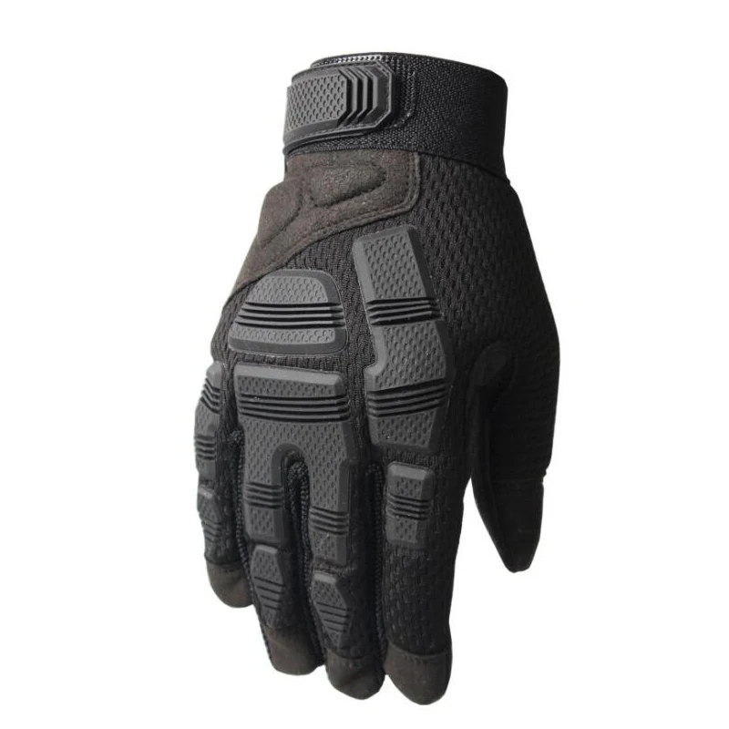 Армированные камуфляжные перчатки с закрытыми пальцами тактические для охоты