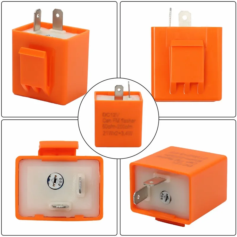 12v мотоциклы Водонепроницаемая Поворотная Светодиодная лампа-мигалка реле