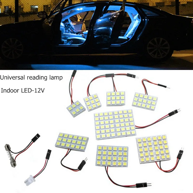 Светодиодная панель T10 24 Smd 1 шт. лампа для чтения салона автомобиля 12 В