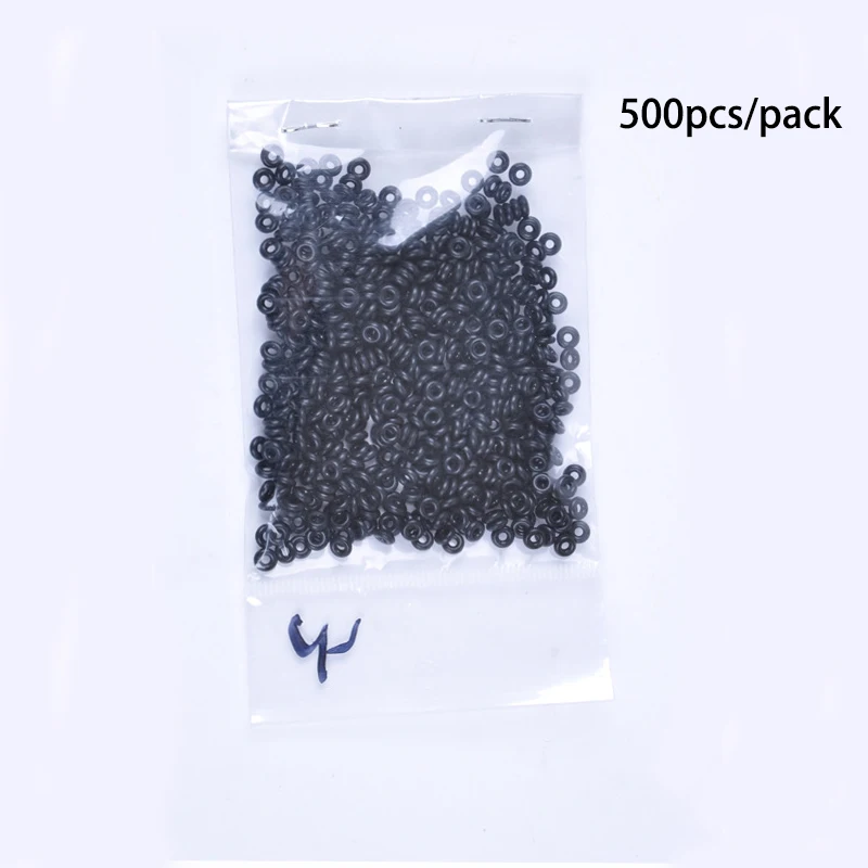 500pcs/pack Leo Top Quality O-shaped Ring 27001 Rod Clip Tippet Connector RubberRubber Rings Fishing Accessories Pesca Swivel | Спорт и