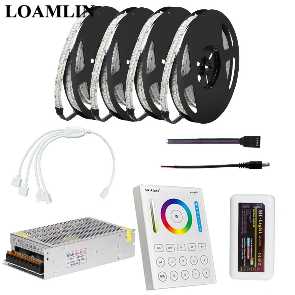 238SMD 234 светодиодов/м RGB Светодиодная лента с Milight 2 4G B8 Сенсорная панель