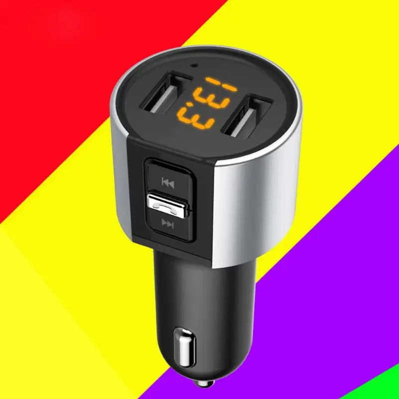12V Handfree автомобильное USB зарядное устройство fm-передатчик беспроводной радио адаптер MP3-плеер для мобильного телефона