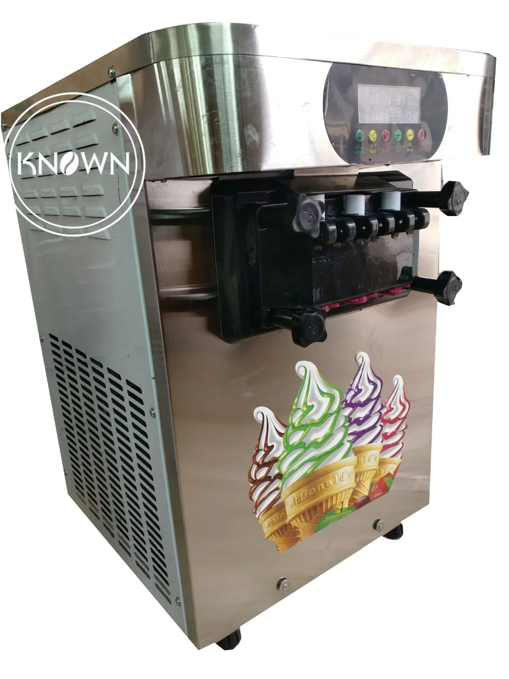 2020 Popular High Quality 220V Table Instant Ice Cream Rolls Machine Soft Serve | Бытовая техника