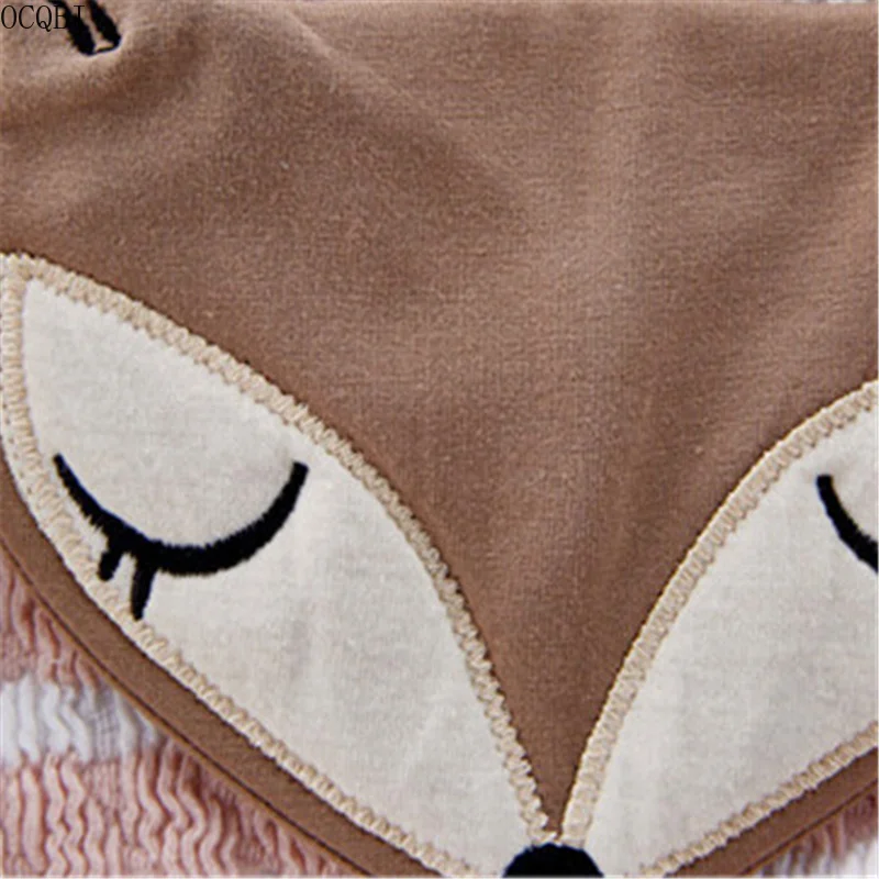 Детская одежда новинка 2018 комбинезон Лисичка боди для новорожденных