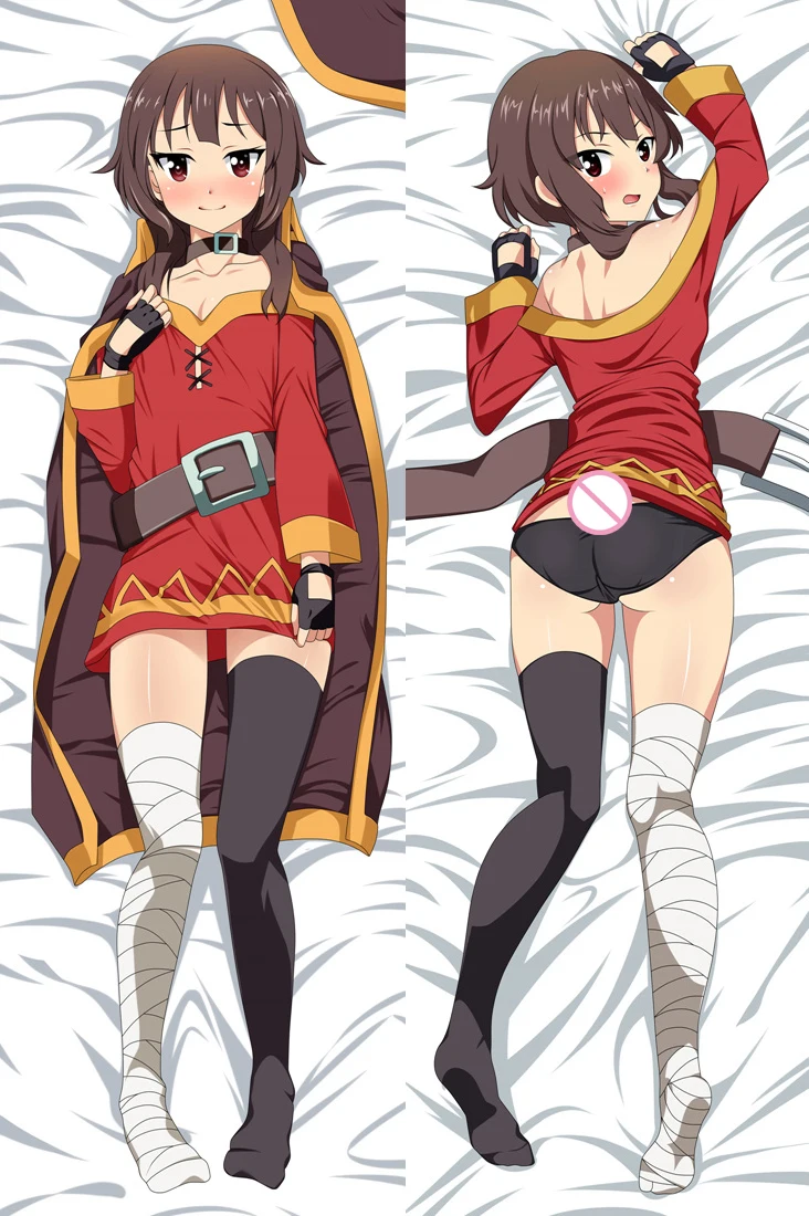 Аниме Kono Subarashii Sekai ni Shukufuku wo! Наволочка для подушки Megumin Dakimakura с изображением