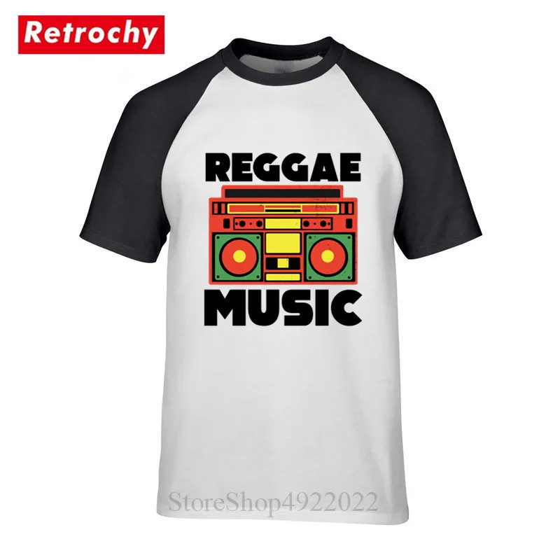 Модная музыкальная футболка регги новинка с радио принтом Мужская в стиле хип