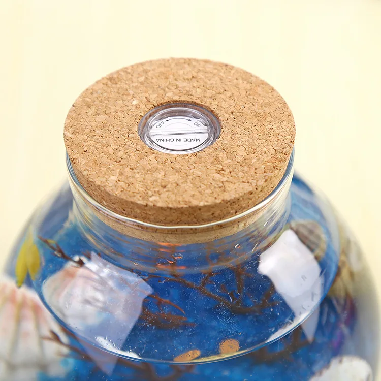 Горячий ночной Светильник креативный красивый аквариум Diy светильник